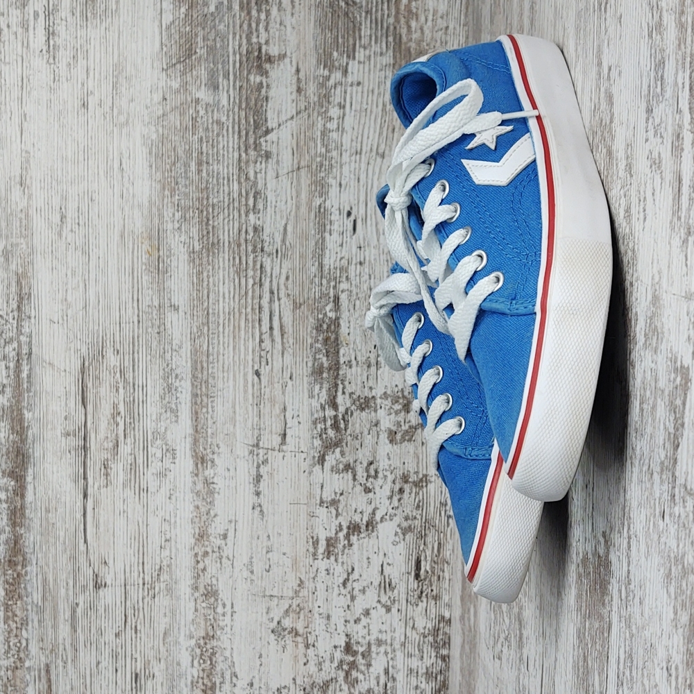🟦Sz 2 Converse Star Replay Blue Tropic Canvas Sneakers - Picture 3 of 15